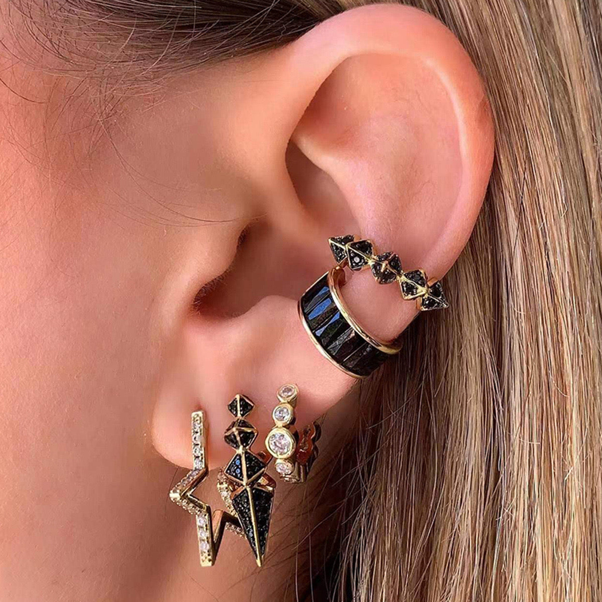 Set black Earrings (Pre-orden)