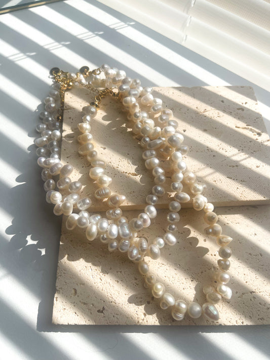 Choker perlas